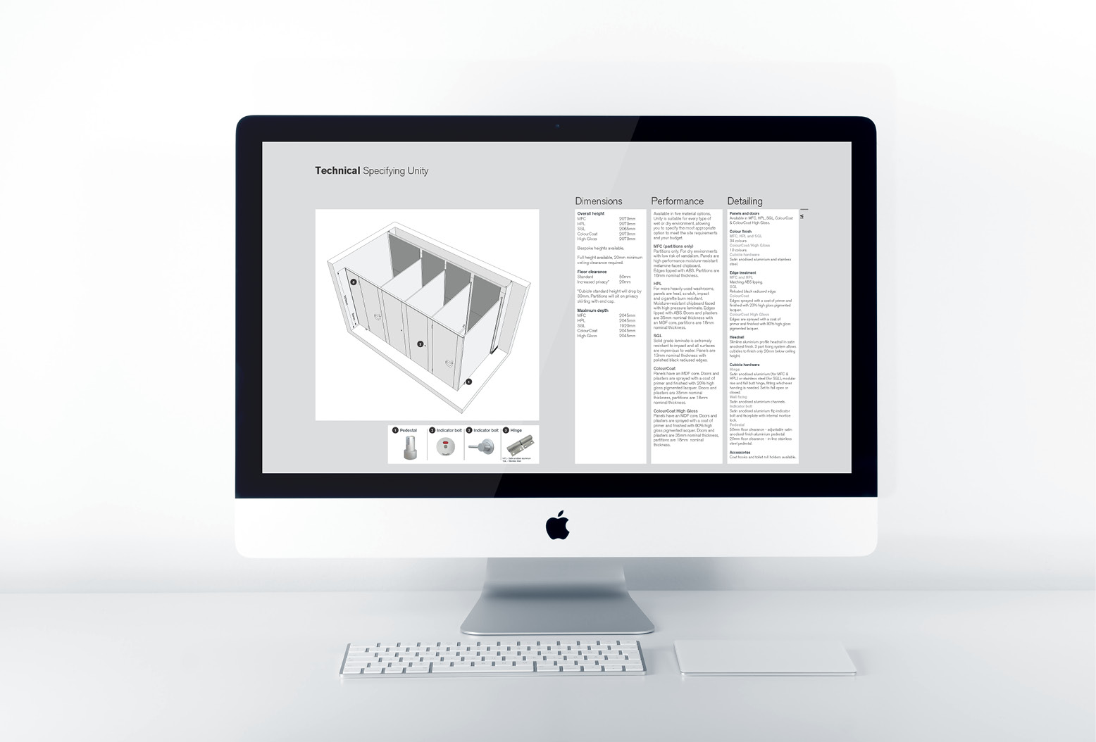 venesta-washrooms-technical-datasheet