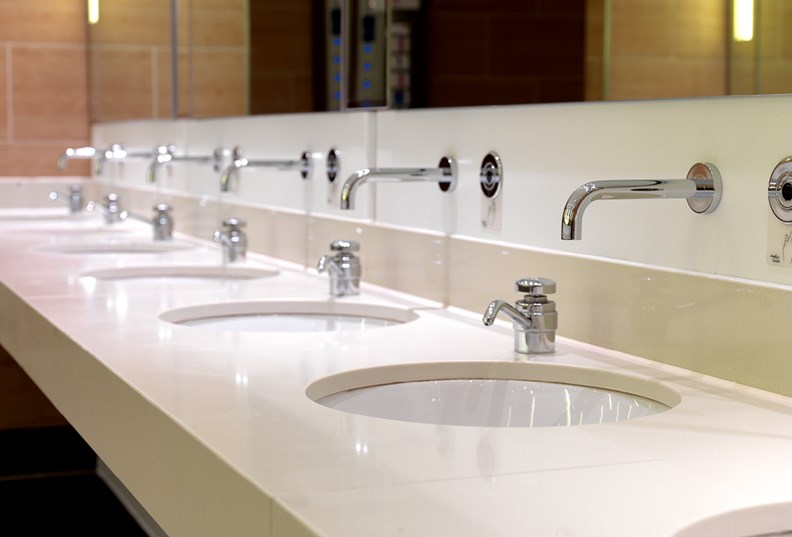 Venesta Washrooms Quartz Vanity Unit5
