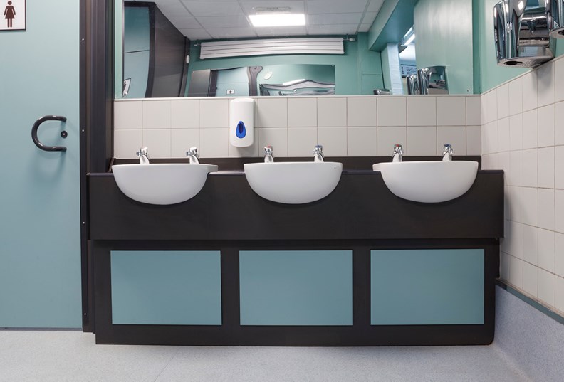 Venesta Washrooms Sgl Vanity Unit7