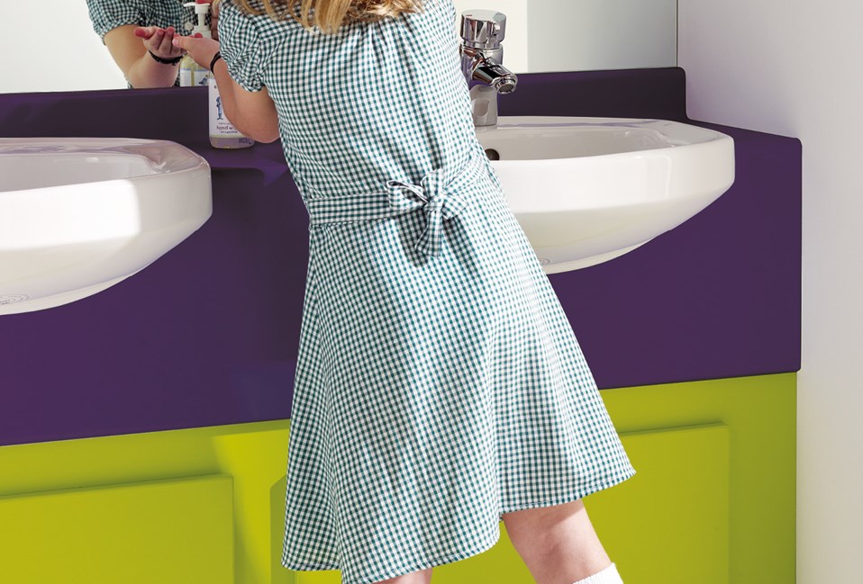 Venesta Washrooms Hpl Vanity Unit3